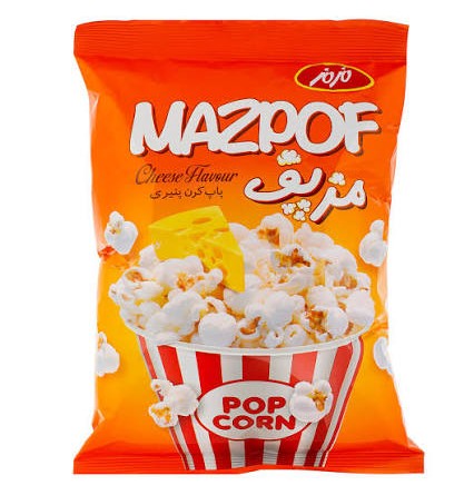 مزمز پاپ کرن مزپف پنیری 60گرمی